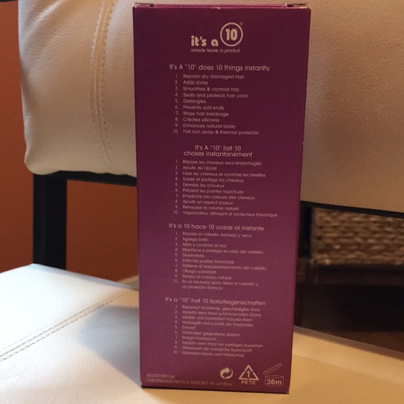 New Professional It’s a 10 - Miracle leave in product 120 ml - 4 fl oz - Picture 2 of 4